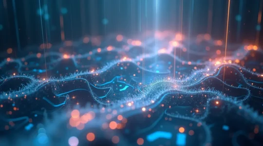 Architecture de base de données moderne reliant des flux de données structurées et non structurées dans un écosystème numérique intégré