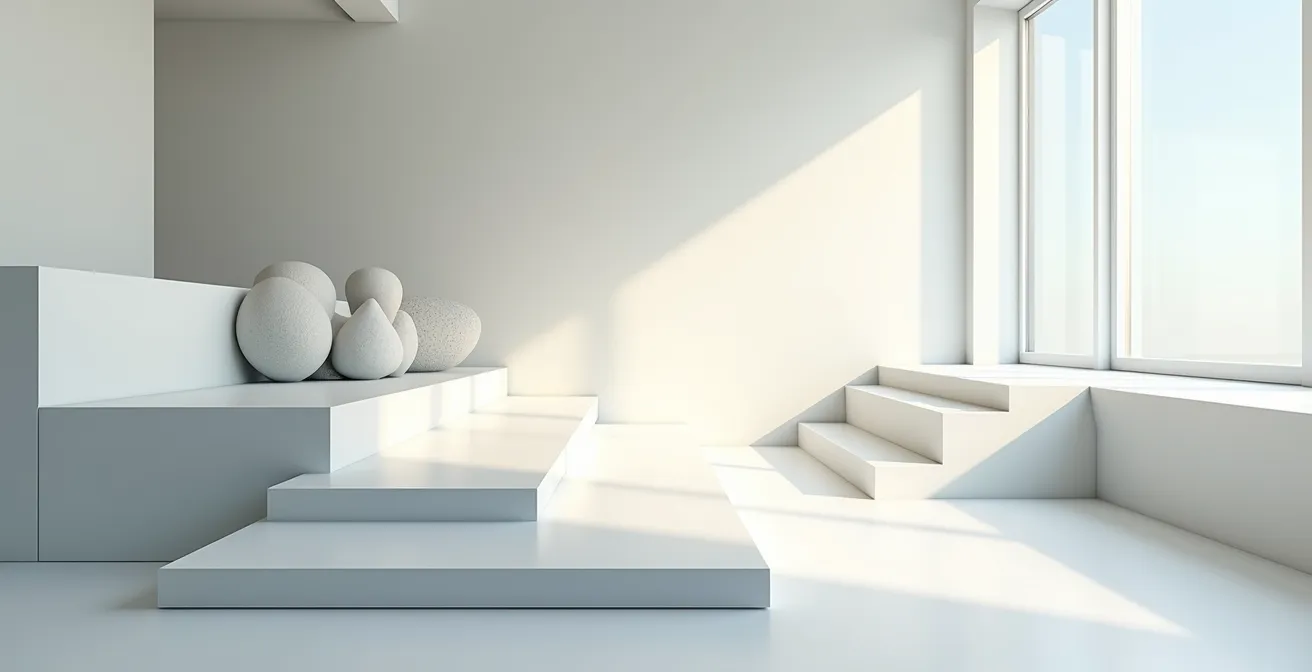 Diagramme conceptuel montrant l'architecture modulaire d'un conteneur d'injection de dépendances dans Laravel ou Symfony