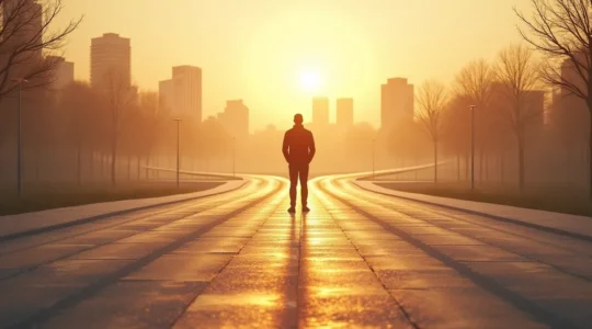 Illustration montrant un développeur entouré de différents chemins de formation et de technologies, symbolisant les nombreuses options disponibles pour devenir développeur en 2025.