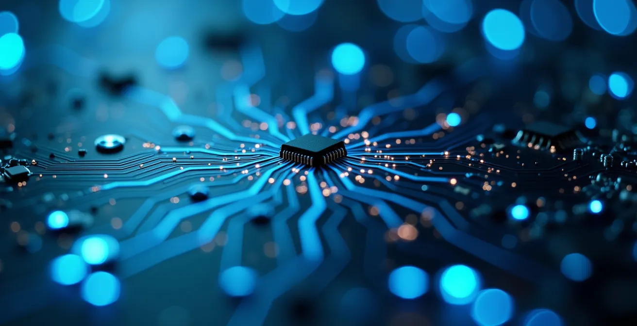 Représentation abstraite des capacités avancées HTML5 avec connexions réseau et interfaces