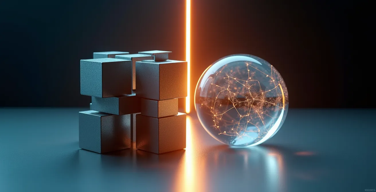 Visualisation abstraite de structures de données comparant XML et JSON