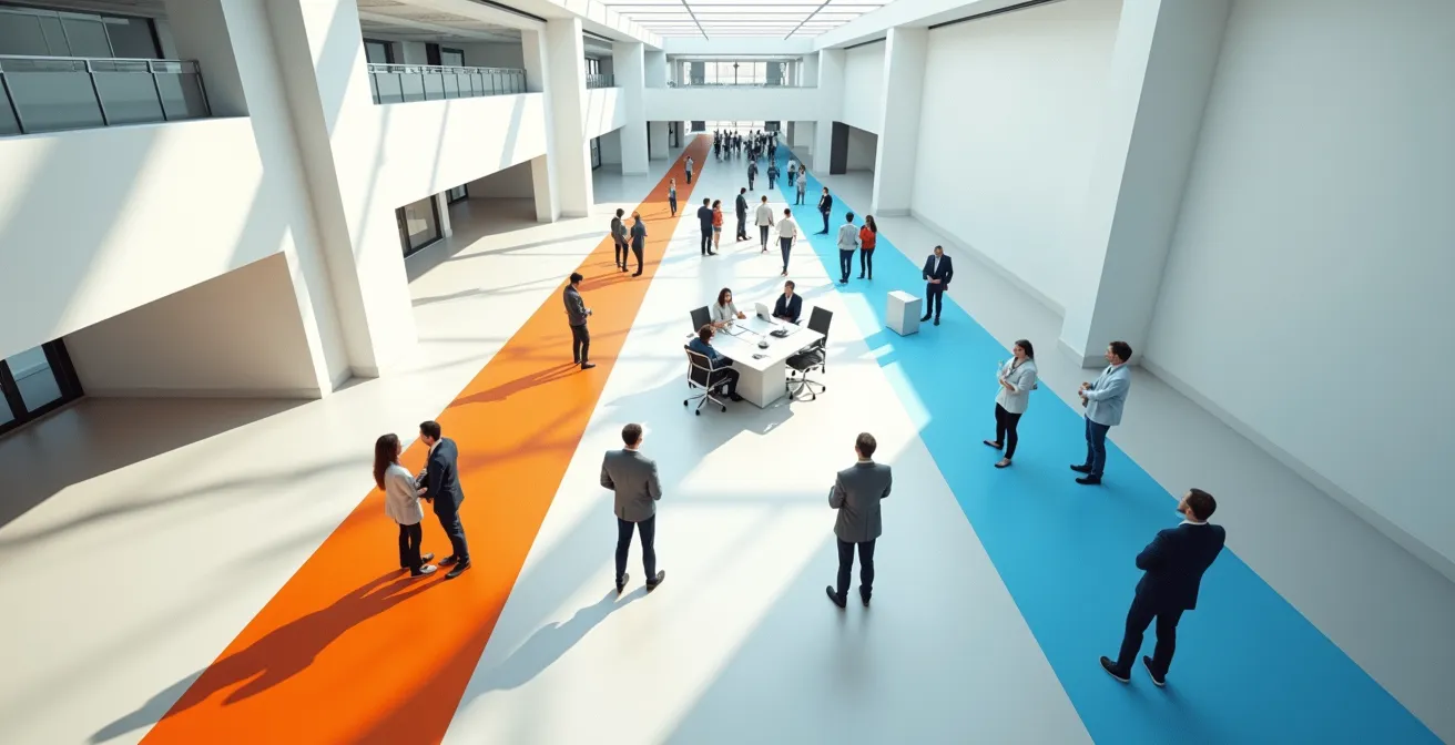 Évolution de carrière dans les métiers de la data avec représentation abstraite des compétences